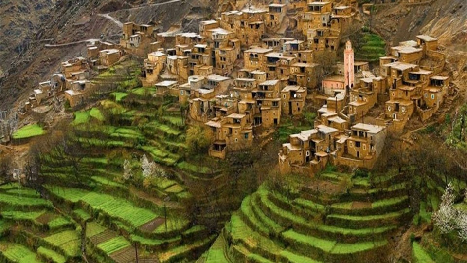 Berber colonies of the High Atlas during a hike through Ait Mizan, Targa and Imoula