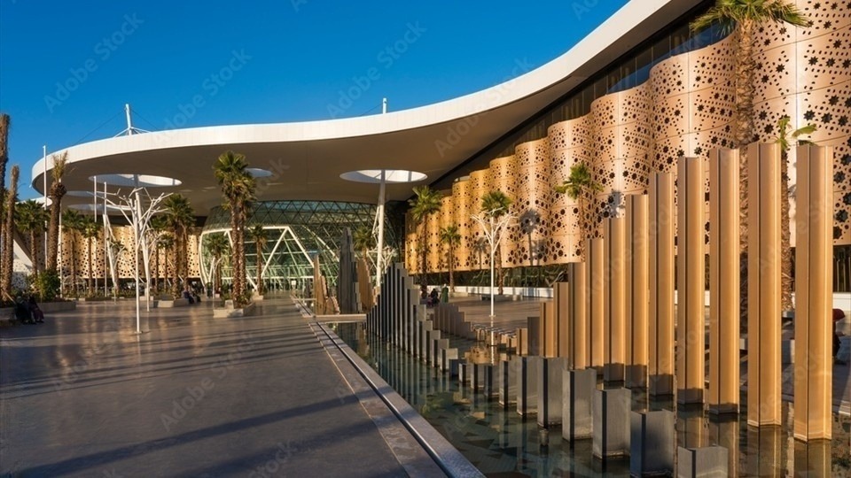 Airport building in Marrakesh