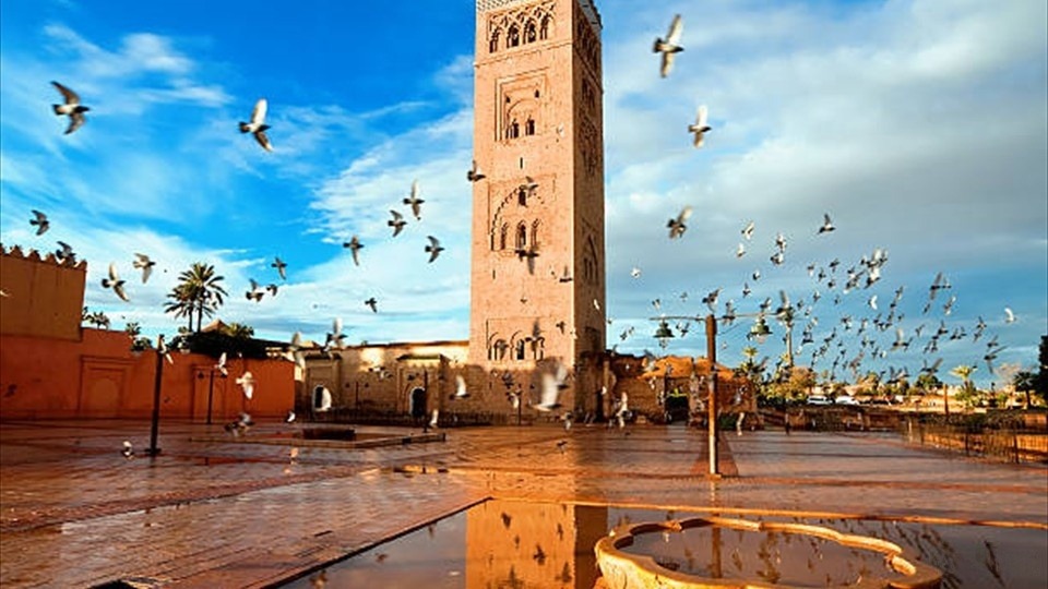 Esplanade of the Koutoubia mosque, Marrakech